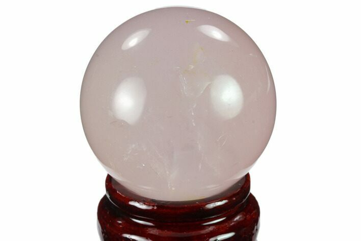 Polished Rose Quartz Sphere - Madagascar #133822